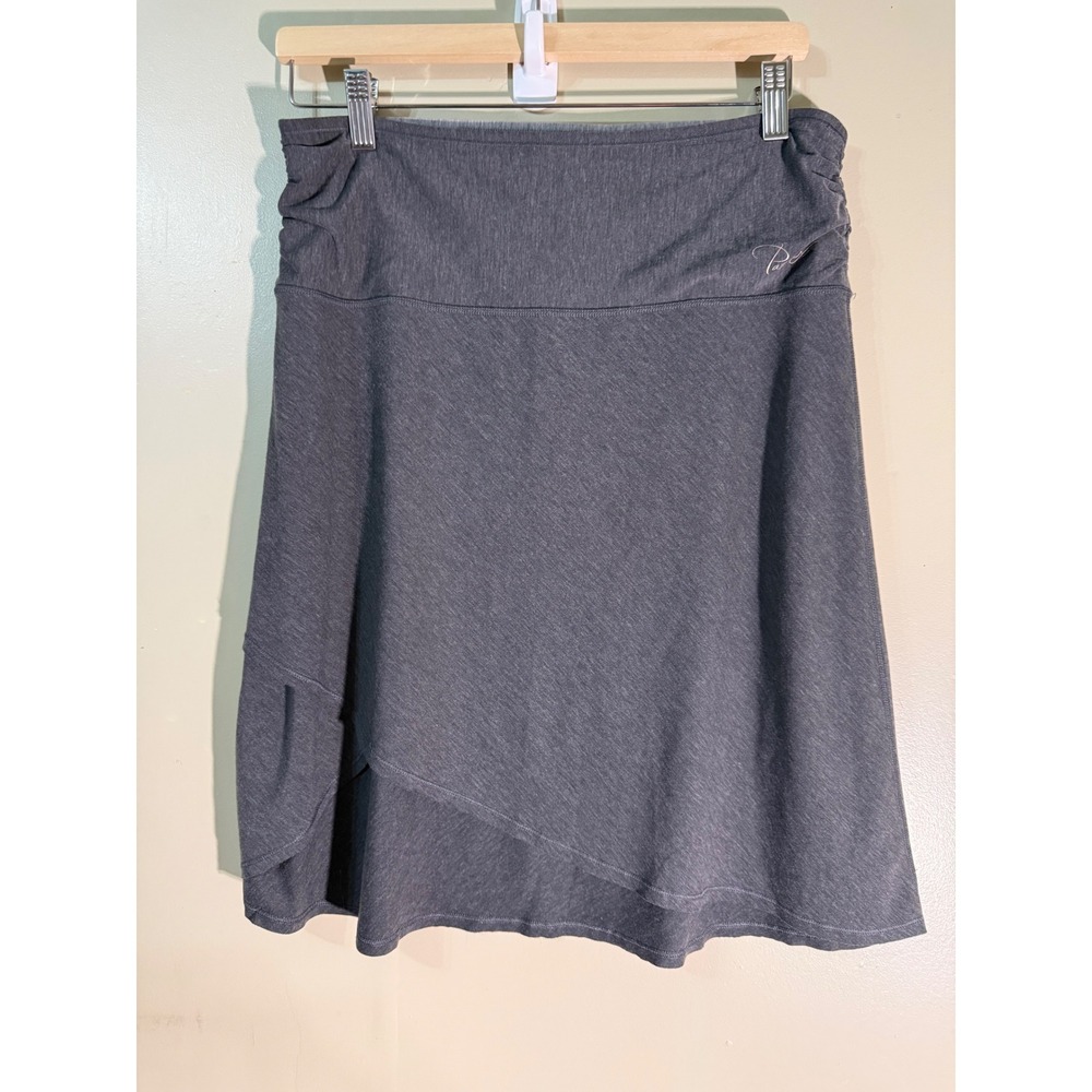 Paradox Womens Heathered‎ Gray Active Skort Ruched Waist Athletic MSW0153 Size M